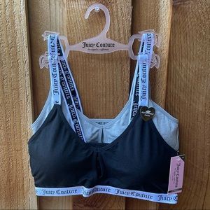 NWT Juicy Couture 2PCK Sport Bras